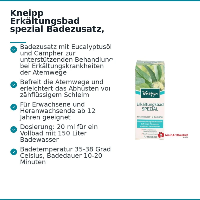 Kneipp Erkältungsbad spezial Badezusatz, 100 ml