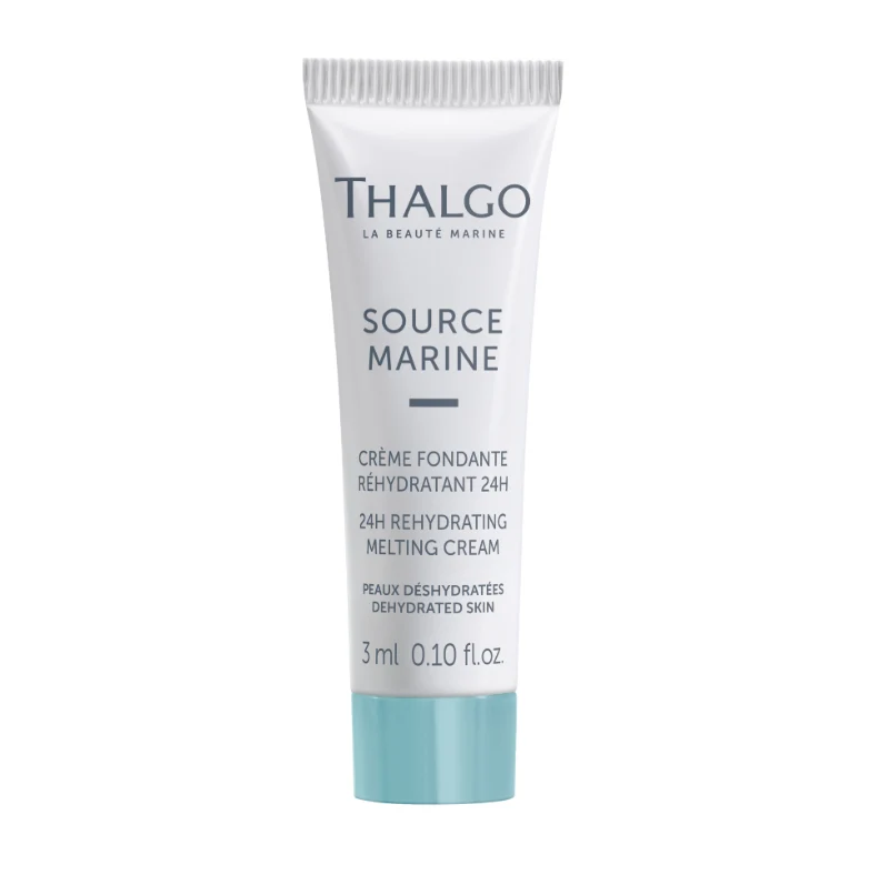 THALGO Source Marine - Crème Fondante Réhydratante 24h - Zartschmelzende Feuchtigkeitscreme 3 ml