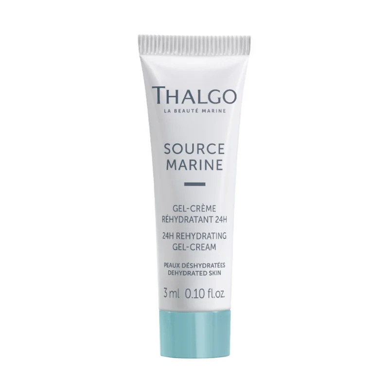 THALGO Source Marine - Gel-Créme Réhydratant 24h - Kühlendes Feuchtigkeitsfluid 3 ml