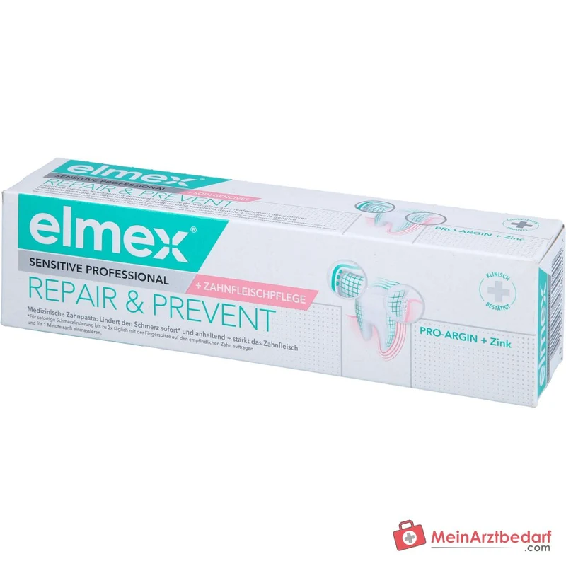 elmex Sensitive Professional Repair & Prevent Arginin / Zink Zahnpasta, 75 ml