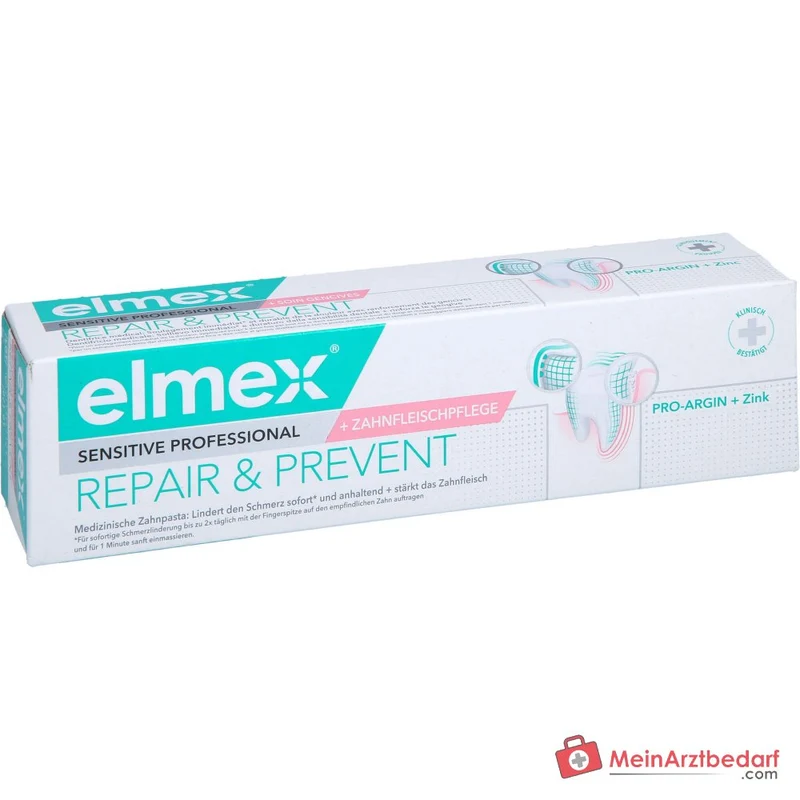 elmex Sensitive Professional Repair & Prevent Arginin / Zink Zahnpasta, 75 ml