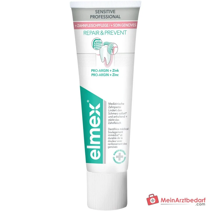 elmex Sensitive Professional Repair & Prevent Arginin / Zink Zahnpasta, 75 ml