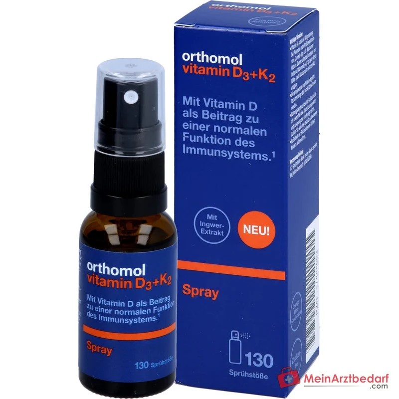 Orthomol Vitamin D3+K2 Spray, 20 ml