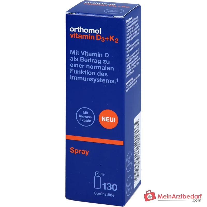 Orthomol Vitamin D3+K2 Spray, 20 ml
