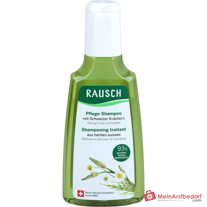 Rausch Pflege-Shampoo mit Schweizer Kräutern, 200 ml