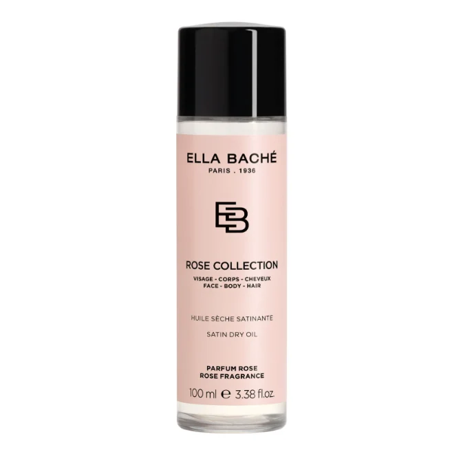 Ella Baché - ROSE COLLECTION Satin glänzendes Trockenöl mit Rose 100ml