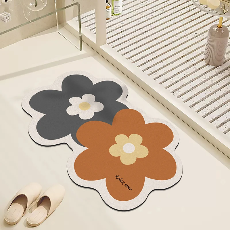 Floral Design Badmat für Badezimmer