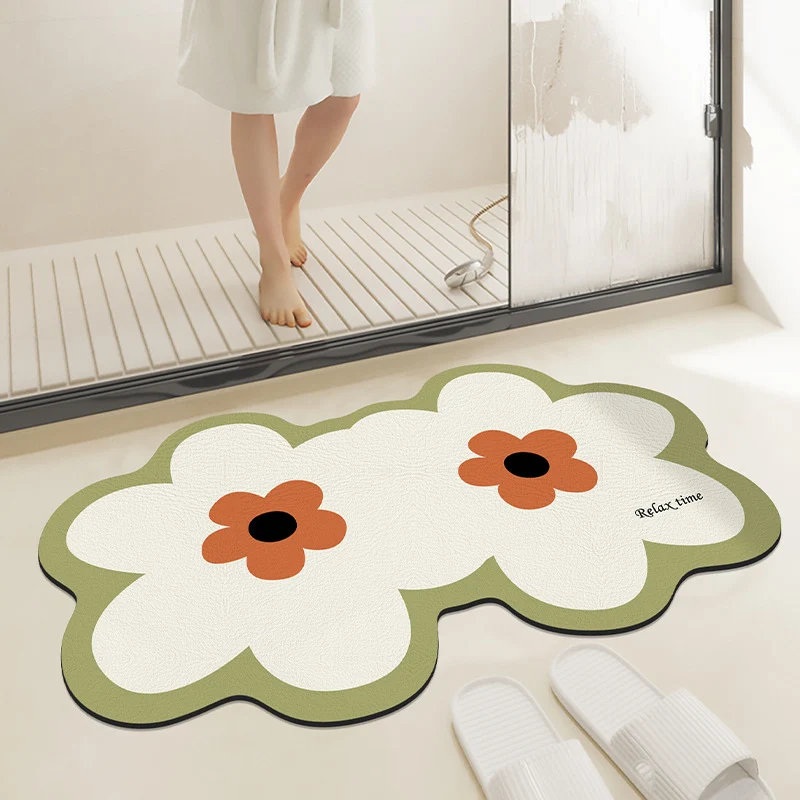 Floral Design Badmat für Badezimmer