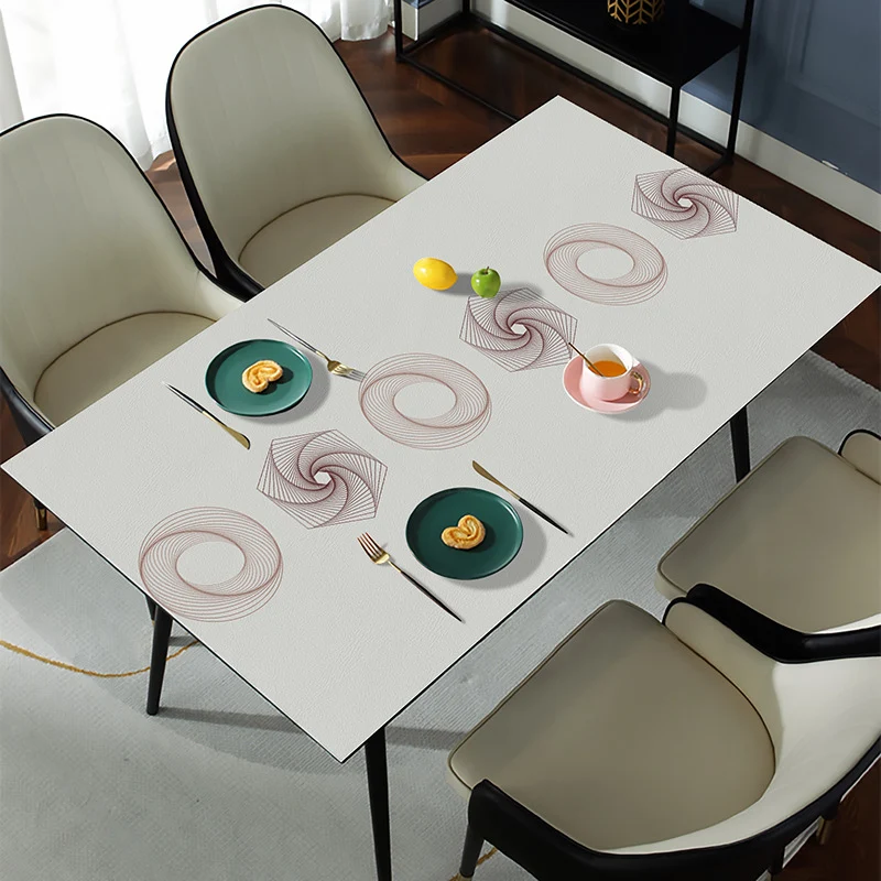 Eleganter Marmor Design Tischläufer für das Esszimmer