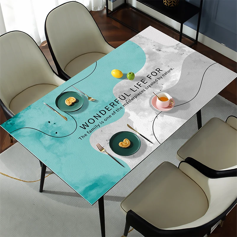 Eleganter Marmor Design Tischläufer für das Esszimmer