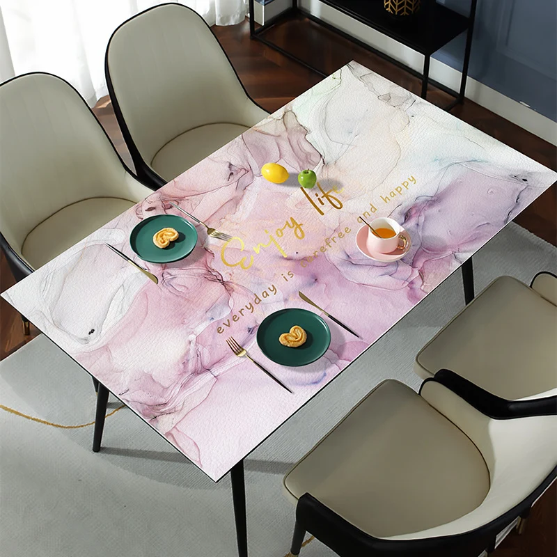 Eleganter Marmor Design Tischläufer für das Esszimmer