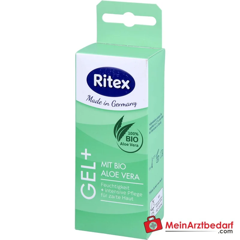 Ritex GEL+ Gleit- und Massage Gel mit Aloe Vera, 50 ml