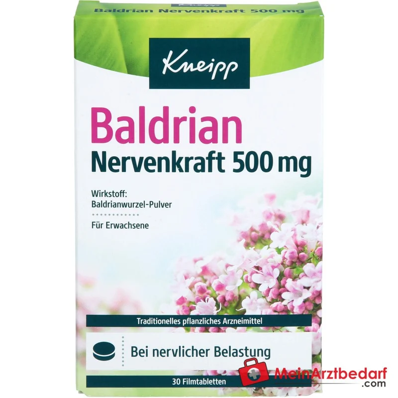 Kneipp Baldrian Nervenkraft 500 mg Filmtabletten, 30 St.