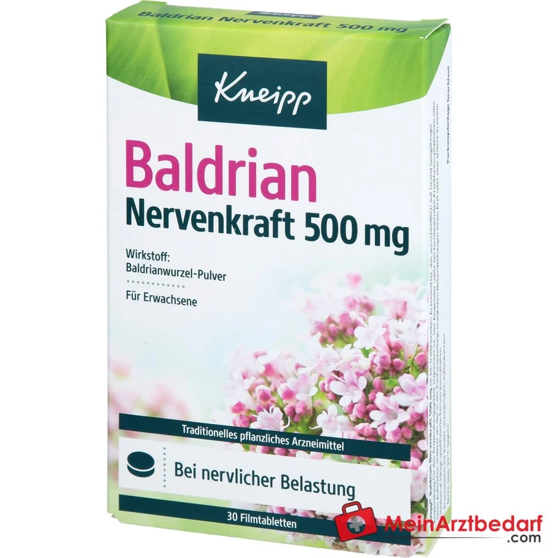 Kneipp Baldrian Nervenkraft 500 mg Filmtabletten, 30 St.