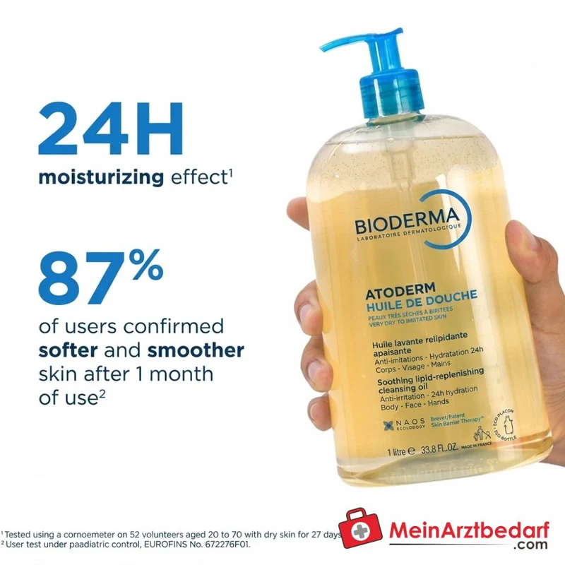 Bioderma Atoderm Huile de Douche Duschöl, 500 ml