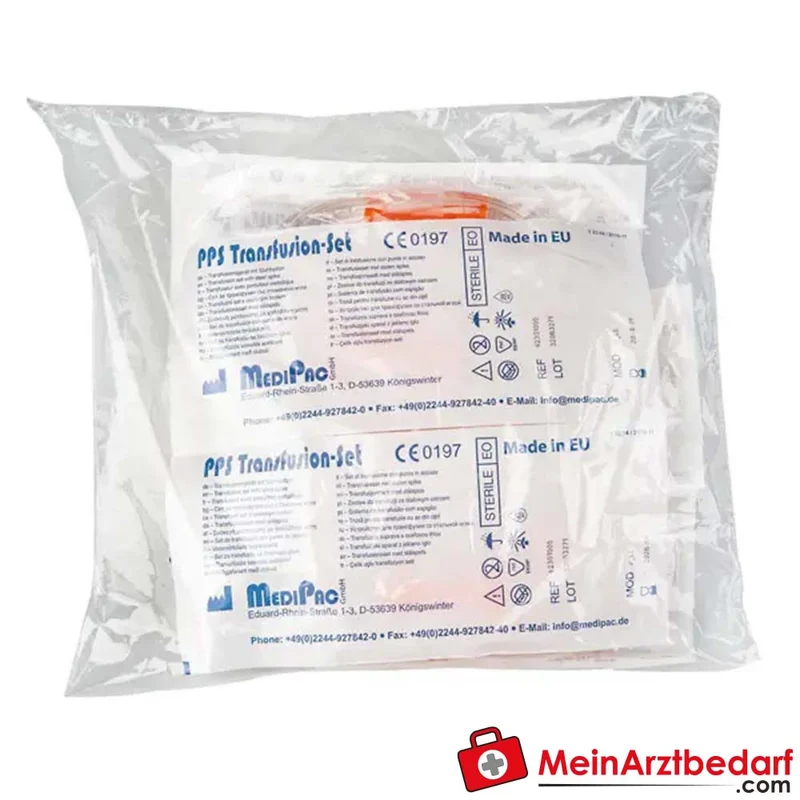 MEDIPAC PPS-Transfusionsset mit Luer-Lock, 10 Stk./Pkg.