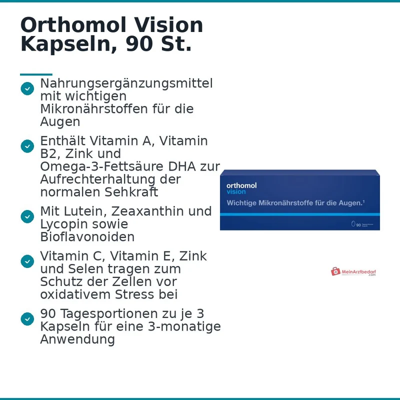 Orthomol Vision Kapseln, 90 St.