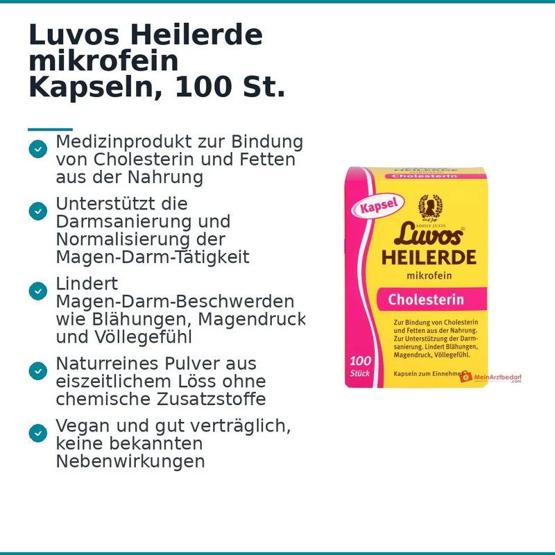 Luvos Heilerde mikrofein Kapseln, 100 St.