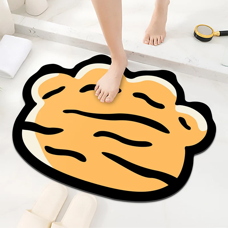 Niedliches Tigerdesign-Badematte für das Badezimmer