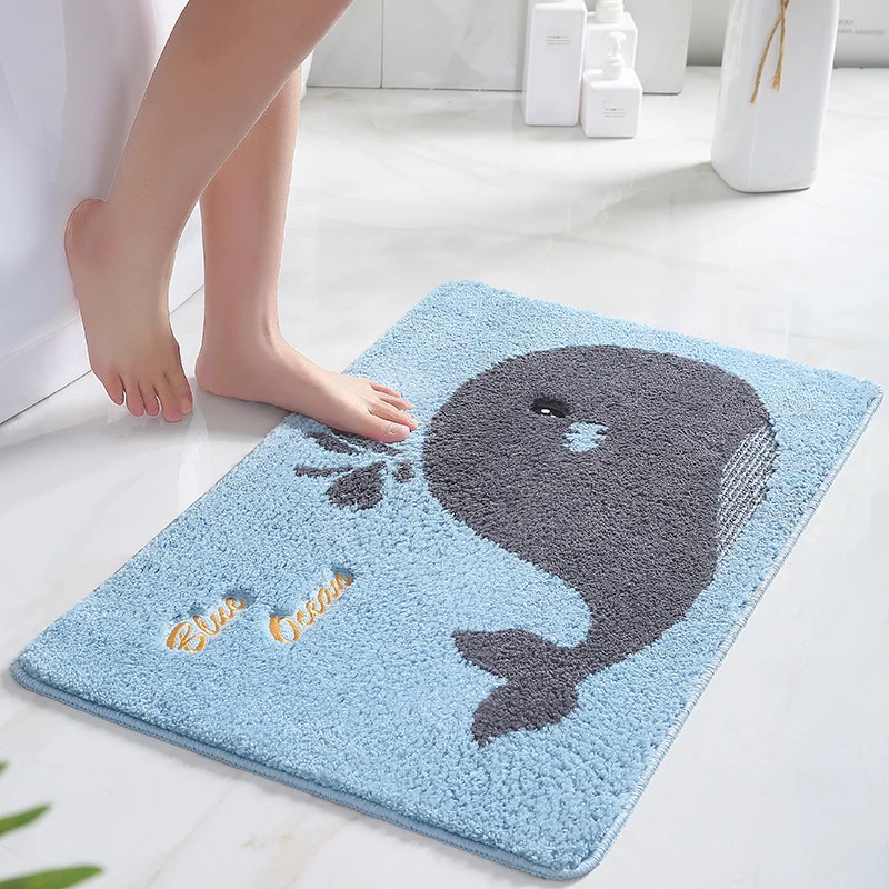 Niedlicher Katzen Design Badmatte