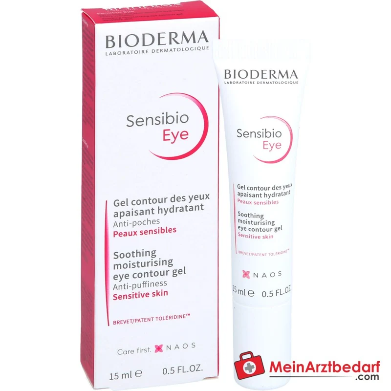 Bioderma Sensibio Eye Augenpflege Gel, 15 ml