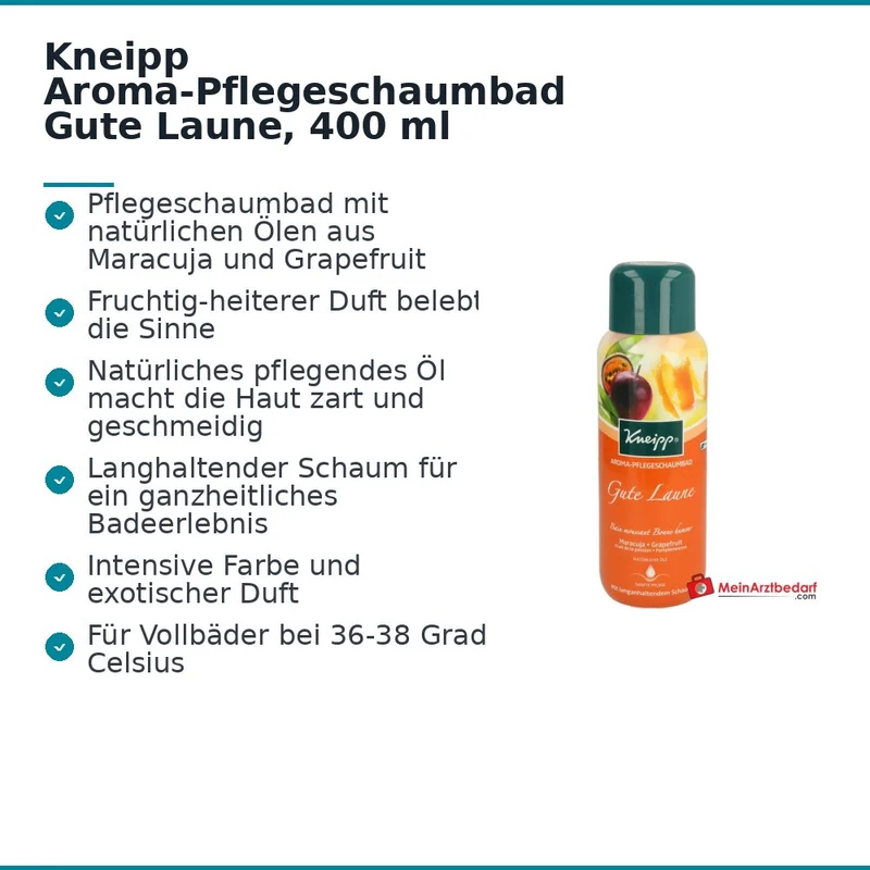 Kneipp Aroma-Pflegeschaumbad Gute Laune, 400 ml