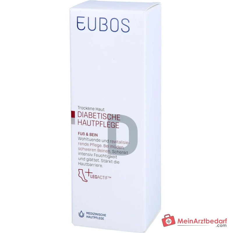 Eubos Diabetische Haut Pflege Fuß & Bein Creme, 100 ml