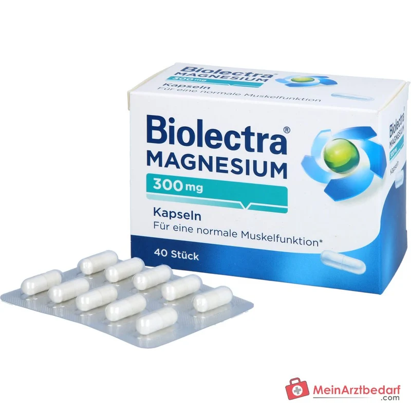 Biolectra Magnesium Magnesiumoxid Kapseln, 40 St.