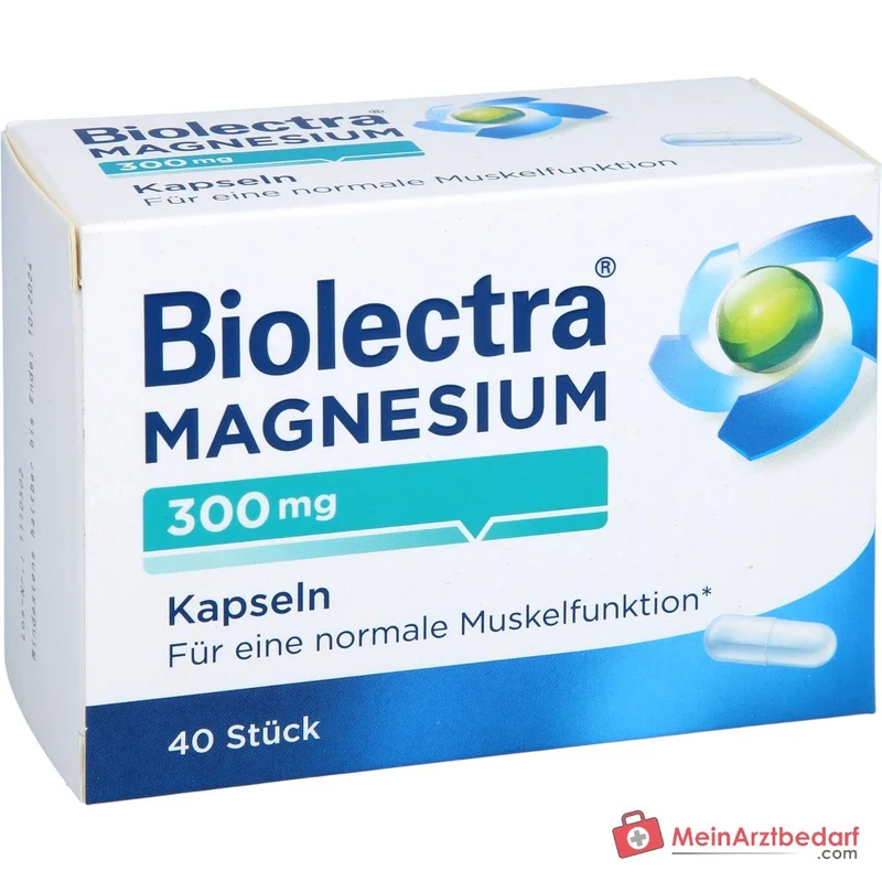 Biolectra Magnesium Magnesiumoxid Kapseln, 40 St.