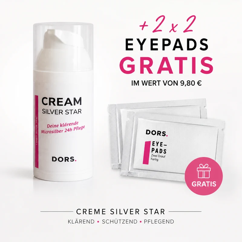 DORS. Cream Silver Star 50 ml Testpaket + 2 x DORS Eye Pads GRATIS