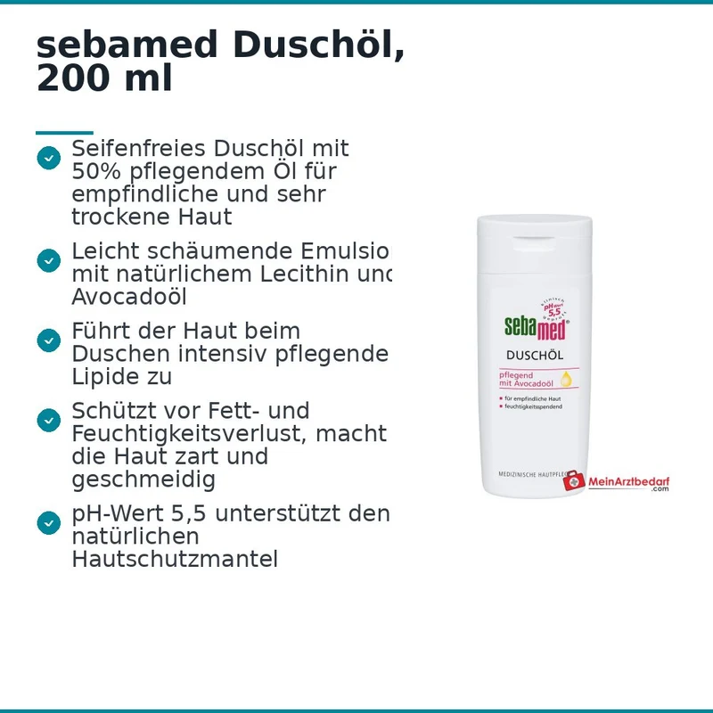 sebamed Duschöl, 200 ml