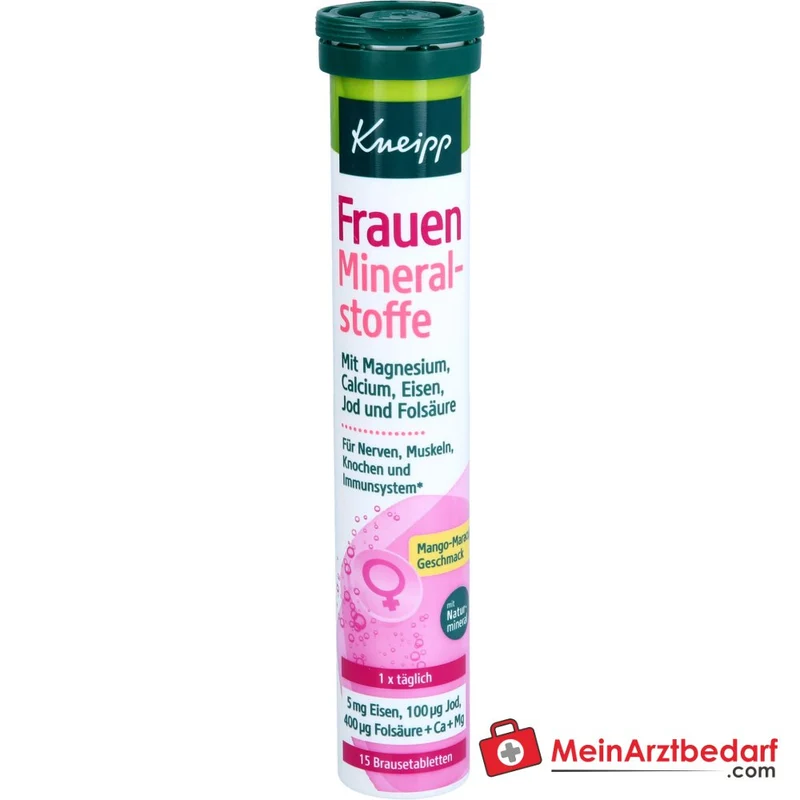 Kneipp Frauen Mineralstoffe Brausetabletten, 15 St.