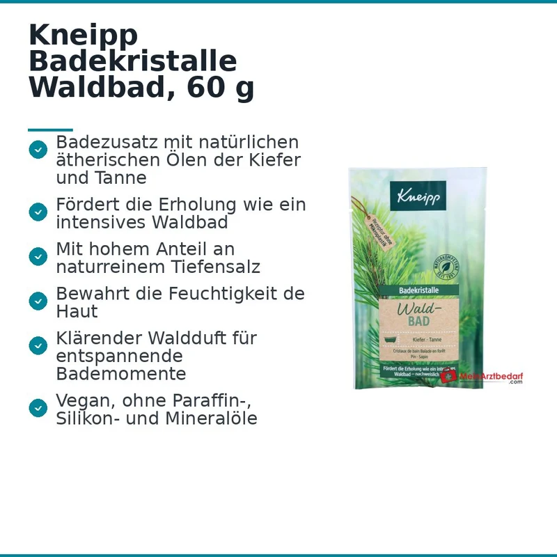 Kneipp Badekristalle Waldbad, 60 g