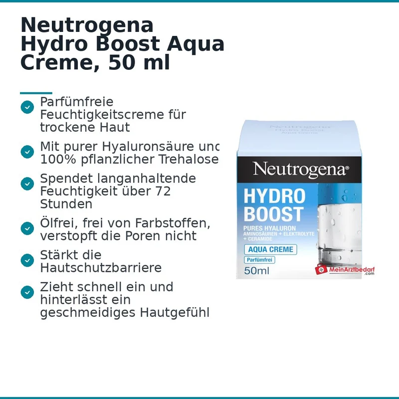 Neutrogena Hydro Boost Aqua Creme, 50 ml