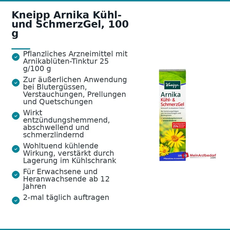 Kneipp Arnika Kühl- und SchmerzGel, 100 g