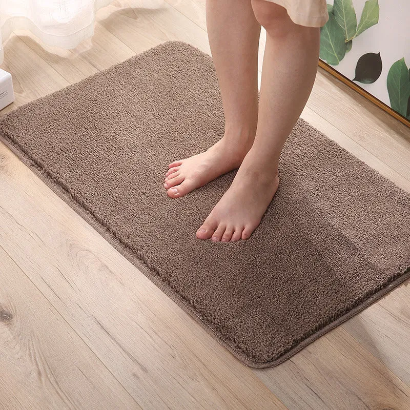 Weicher Plüsch-Badeteppich für das Badezimmer
