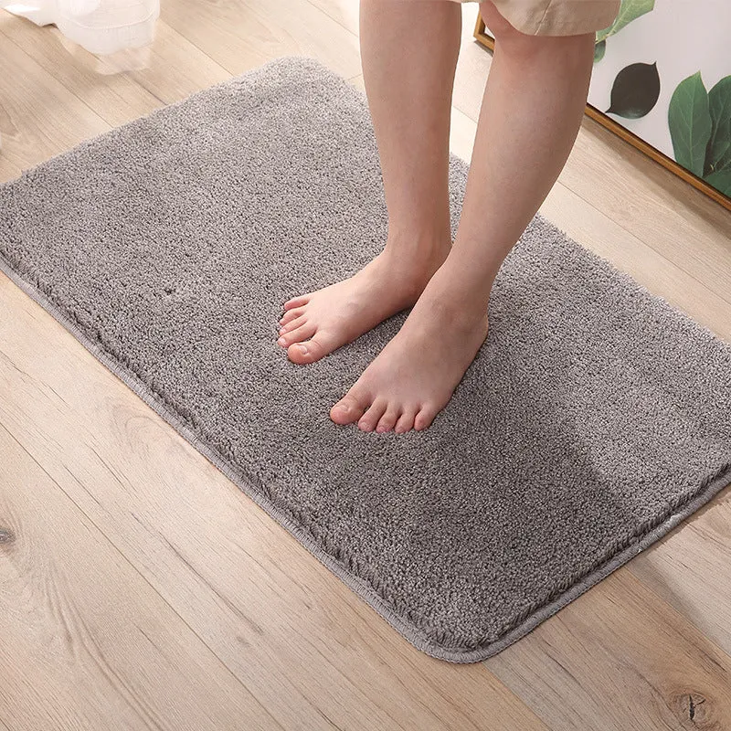 Weicher Plüsch-Badeteppich für das Badezimmer