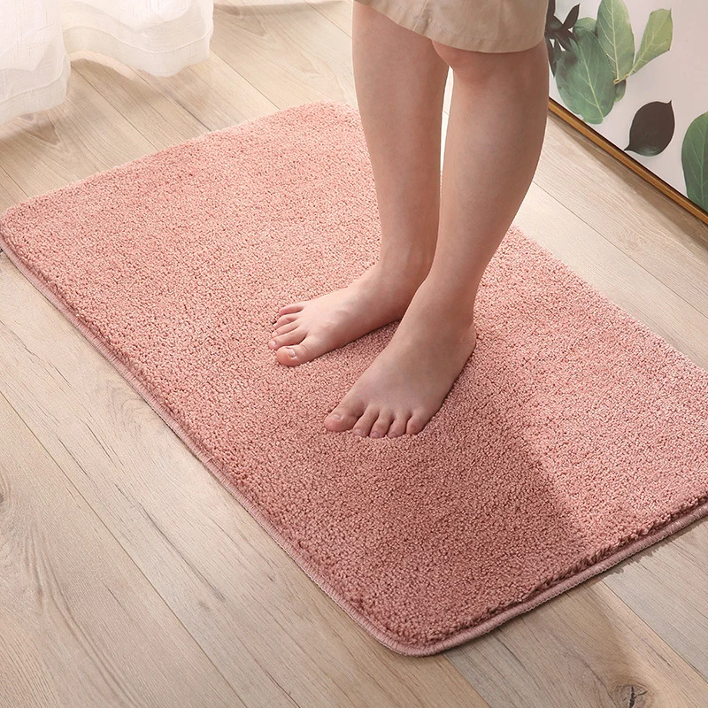 Weicher Plüsch-Badeteppich für das Badezimmer