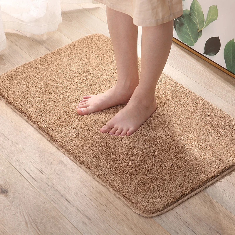 Weicher Plüsch-Badeteppich für das Badezimmer