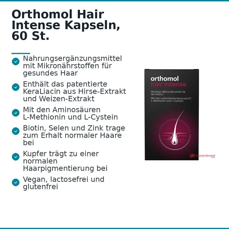 Orthomol Hair Intense Kapseln, 60 St.