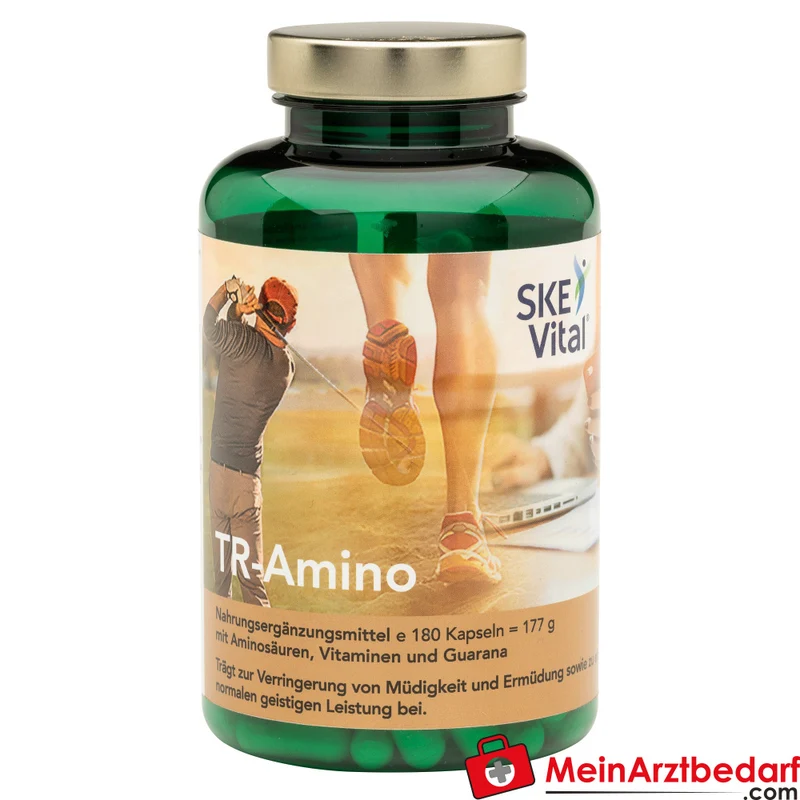 SKE Vital TR-Amino Aminosäuren-Komplex mit Coenzym Q10 und Guarana Kapseln 180 Stück