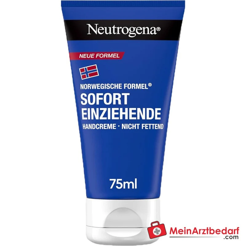 Neutrogena Norwegische Formel Sofort einziehende Handcreme, 75 ml