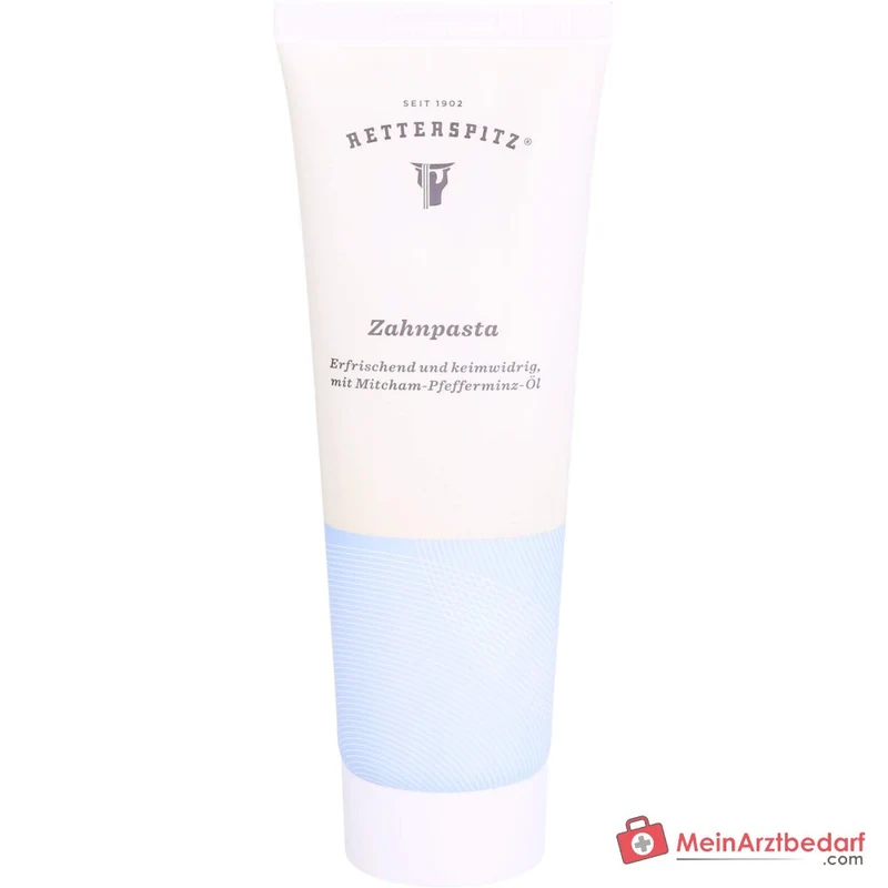 Retterspitz Zahnpasta mit Pfefferminzöl und Meersalz, 75 ml