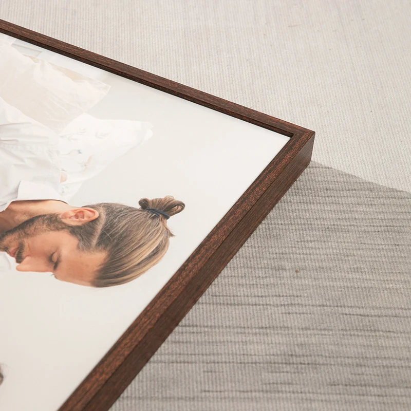 Premium Schwarzer Holzrahmen für Bilder für Zuhause