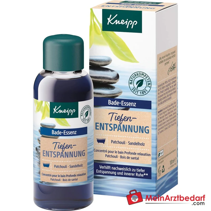 Kneipp Bade-Essenz Tiefenentspannung Patchouli und Sandelholz, 100 ml