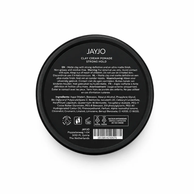 JAYJO Clay Cream, Pomade Strong Hold