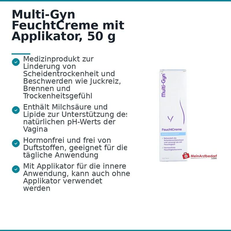 Multi-Gyn FeuchtCreme mit Applikator, 50 g