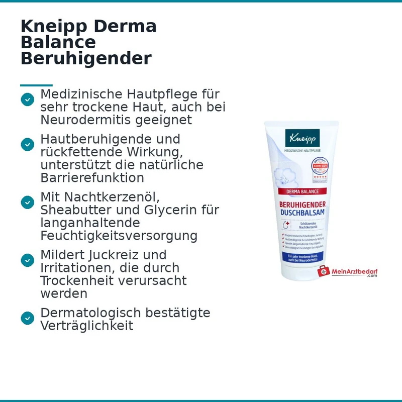Kneipp Derma Balance Beruhigender Duschbalsam, 200 ml