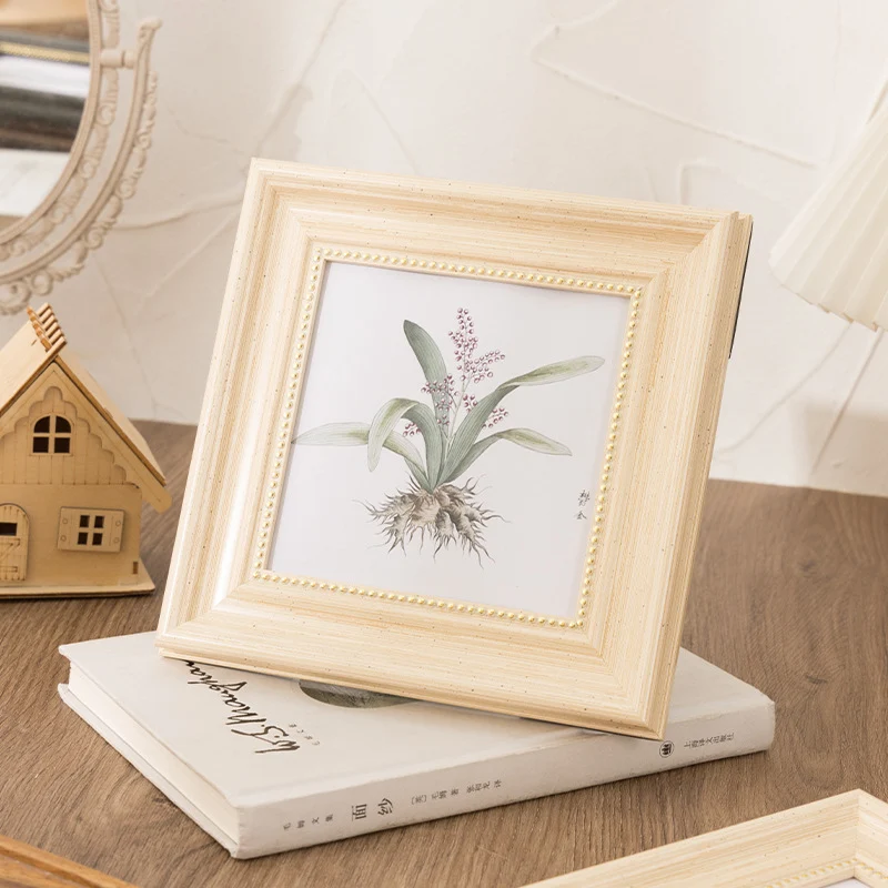 Verschnörkelter Vintage Botanischer Kunstrahmen für Zuhause