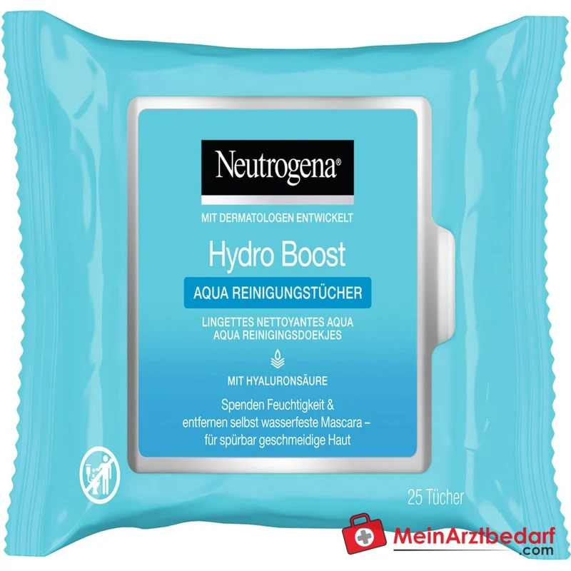Neutrogena Hydro Boost Aqua Reinigungstücher, 25 St.